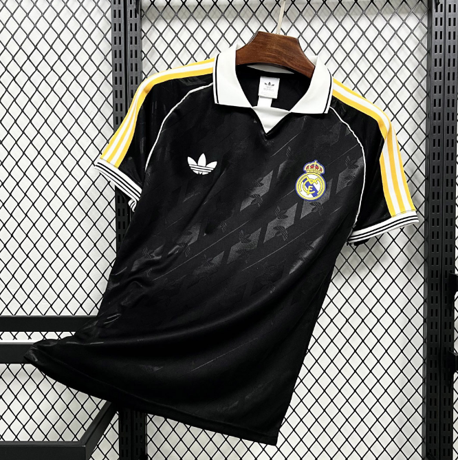 2026-27 Real Madrid Black Casual Soccer Jersey Shirt